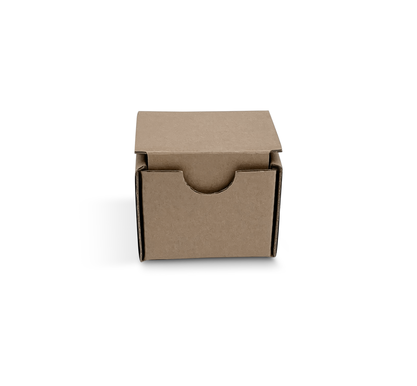 Exemple de petite boite de carton ondulé
